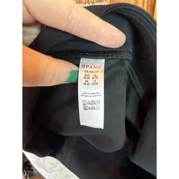 Spanx Airluxe At The Hip Pullover Women's Plus Sz 3X Sweatshirt Black Soft Cozy - Picture 9 of 10